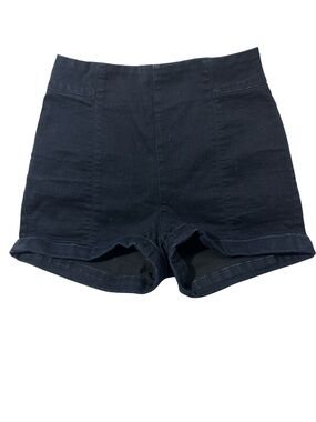 Cooperative High-Waist Navy Blue Tailored Shorts